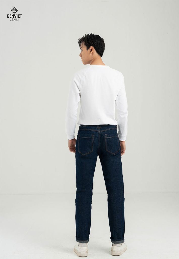 Quần Jeans Nam Ống Col Đứng D1108J8095