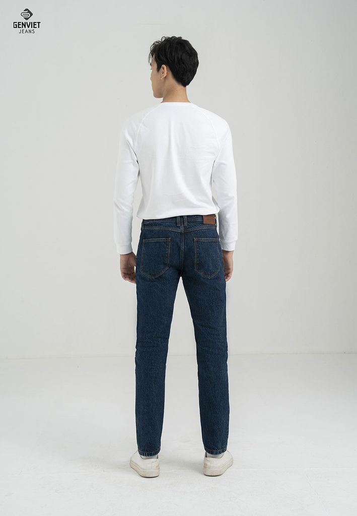 Quần Jeans Nam Ống Col Đứng D1108J8100