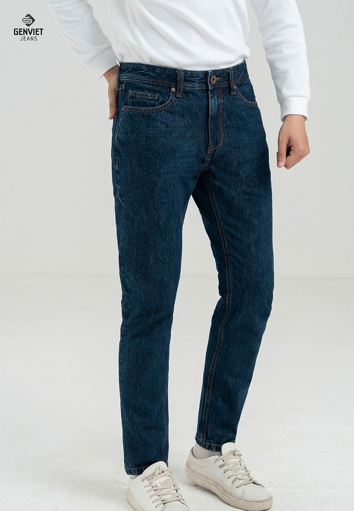 Quần Jeans Nam Ống Col Đứng D1108J8100