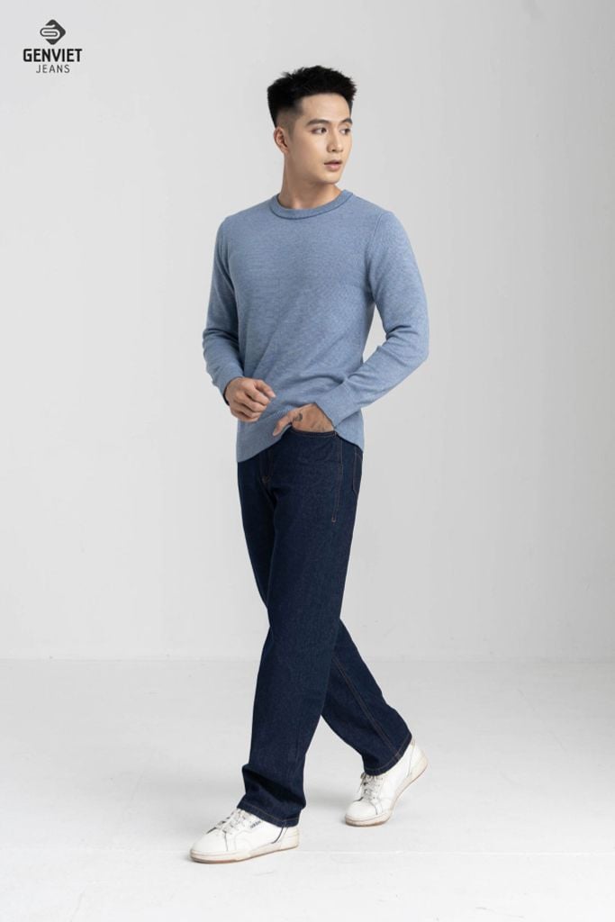 Quần Jeans Nam Ống Đứng D1109J8078