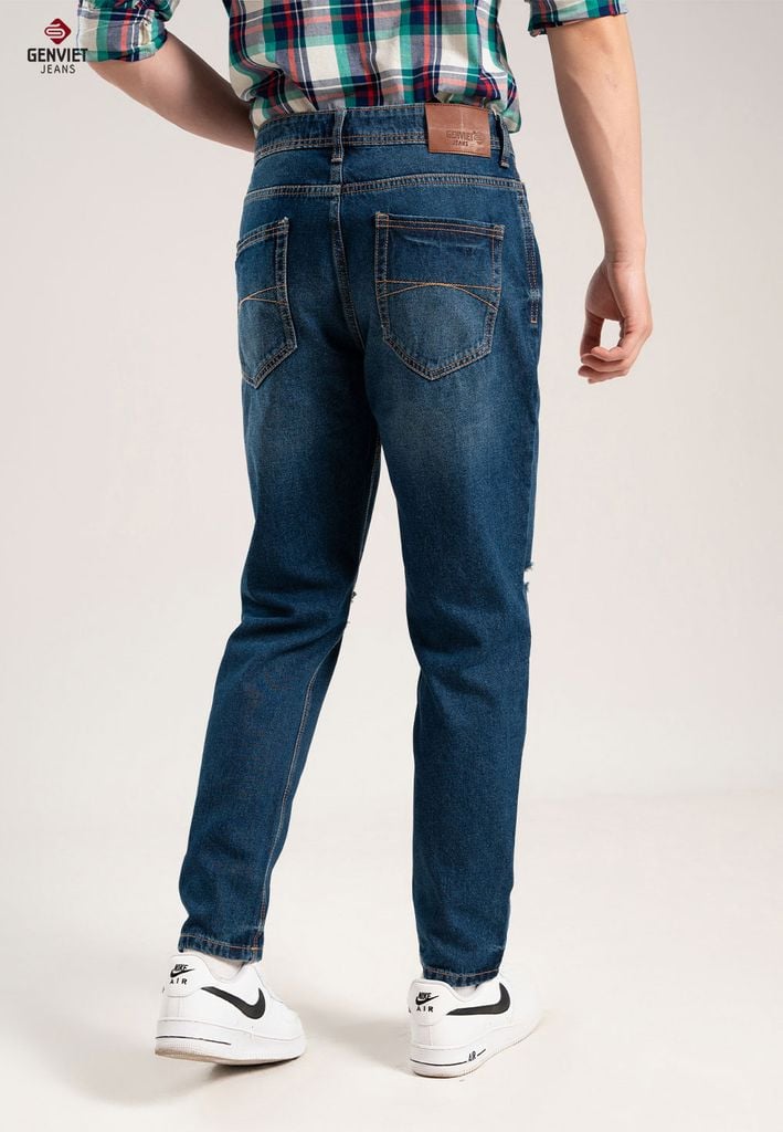 Quần Jeans Nam Dáng Col Thụng T1104J8289