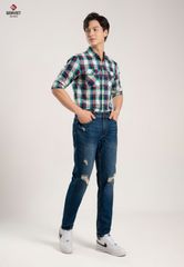 Quần Jeans Nam Dáng Col Thụng T1104J8289