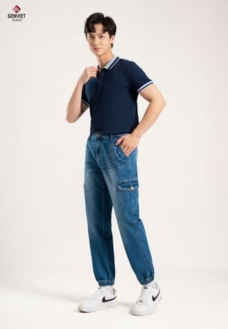 Quần Jeans Nam Dáng Jogger T1111J8143