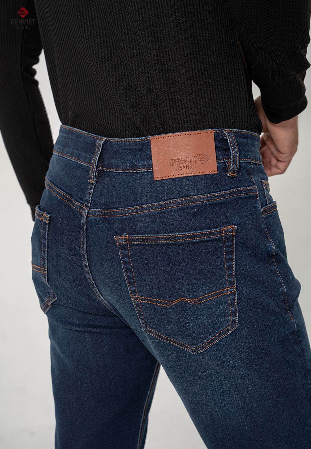  Quần Dài Nam Jeans Col Đứng T1108J8384 