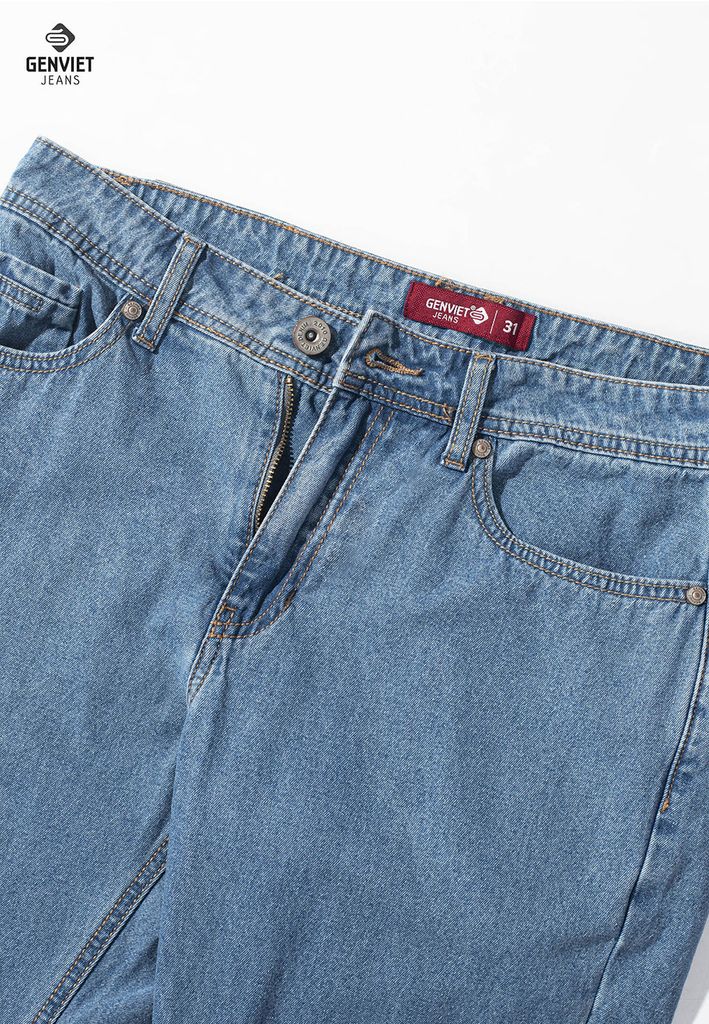 Quần Jeans Nam Ống Col Đứng D1108J8095