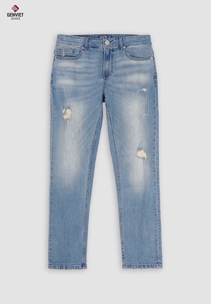 Quần Jeans Nam Ống Col Vừa T1103J8514