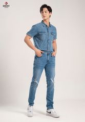 Quần Jeans Nam Ống Col Vừa T1103J8139
