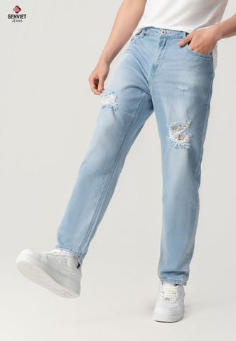 Quần Jeans Nam Dáng Col Thụng T1104J8517