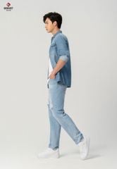 Quần Jeans Nam Dáng Col Thụng T1104J8517