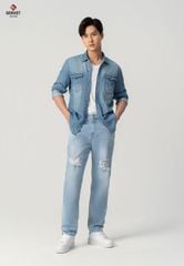 Quần Jeans Nam Dáng Col Thụng T1104J8517