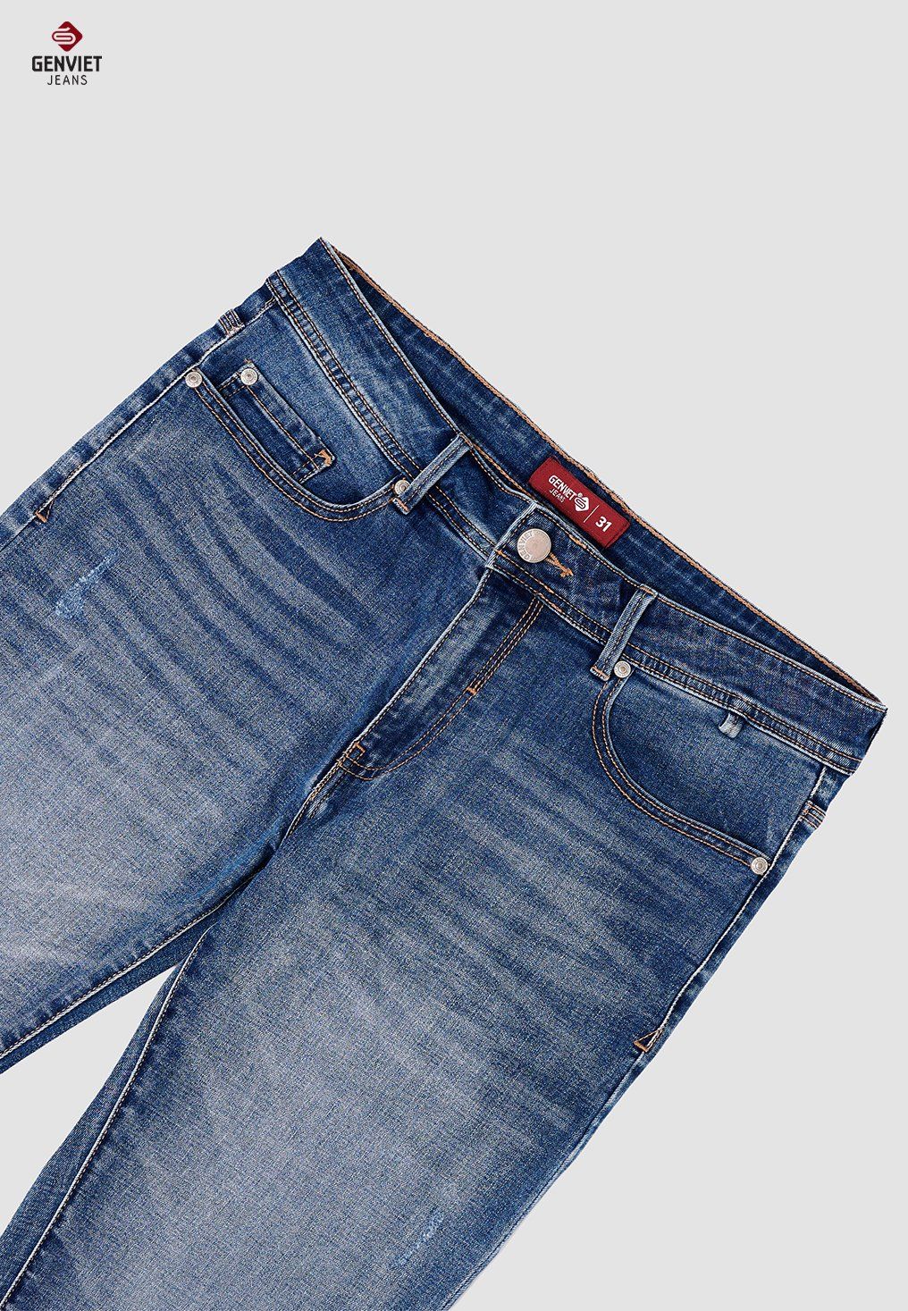  Quần Dài Nam Jeans Col Cơ Bản T1103J8066 