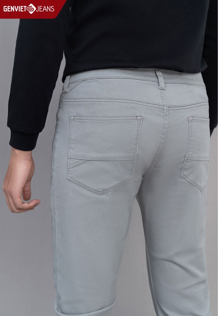 Quần Kaki Nam Ống Col Vừa D1103K2292