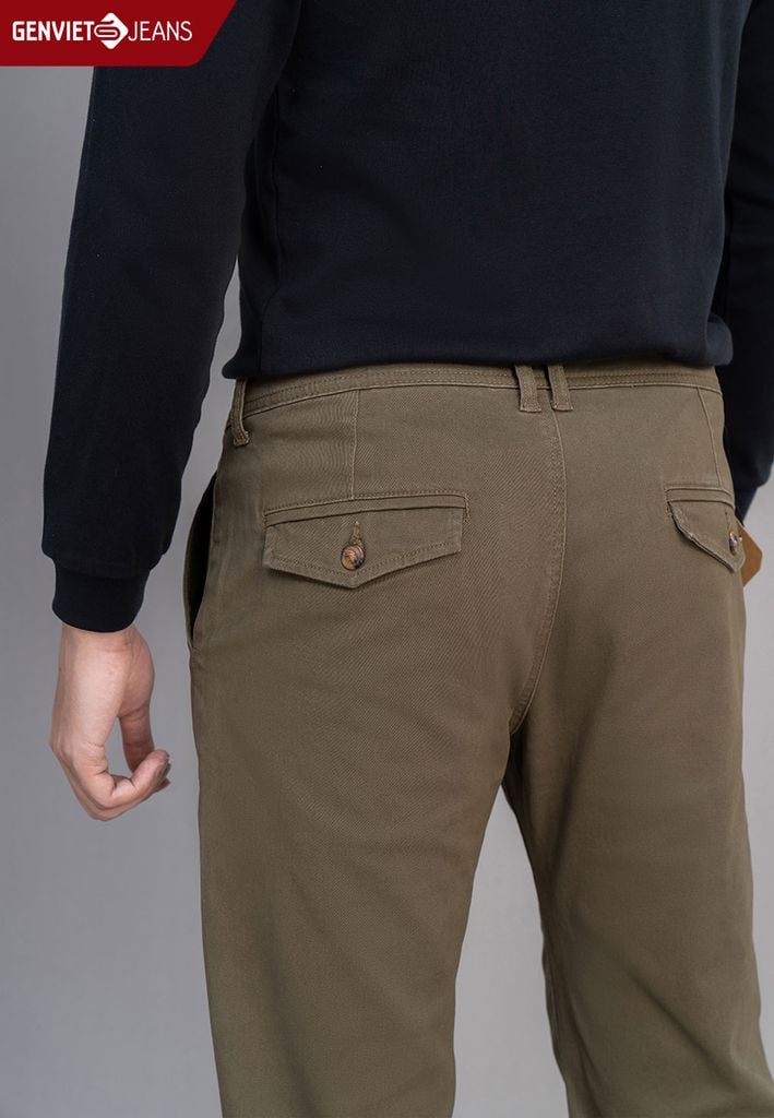 Quần Kaki Nam Ống Đứng