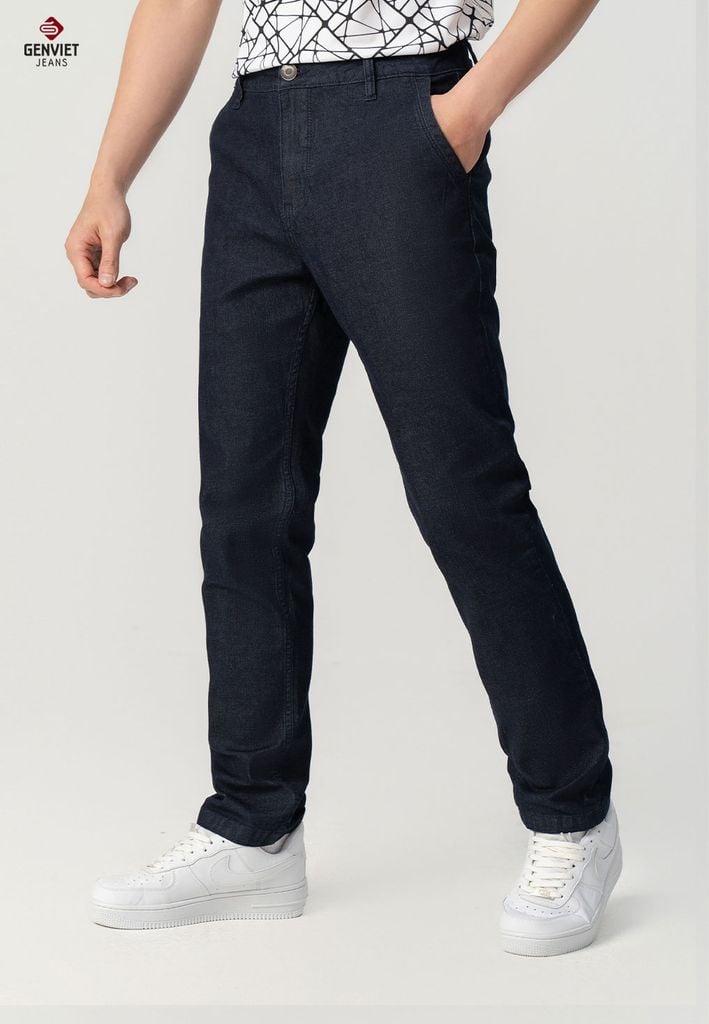 Quần Jeans Nam Ống Col Đứng D1108J8509