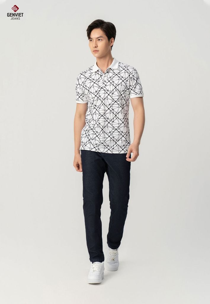 Quần Jeans Nam Ống Col Đứng D1108J8509