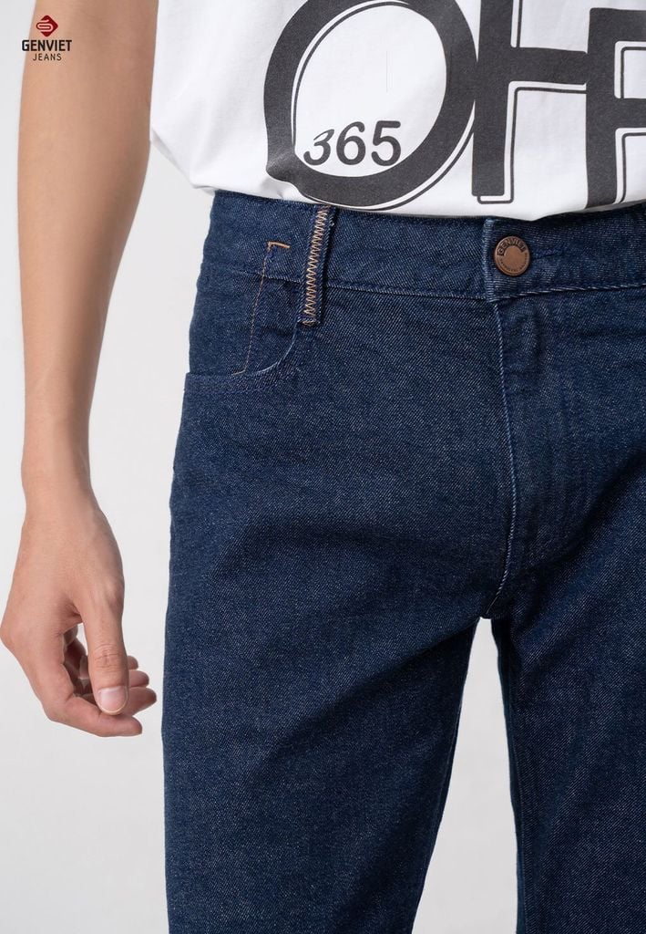 Quần Jeans Nam Ống Col Vừa D1103J8372