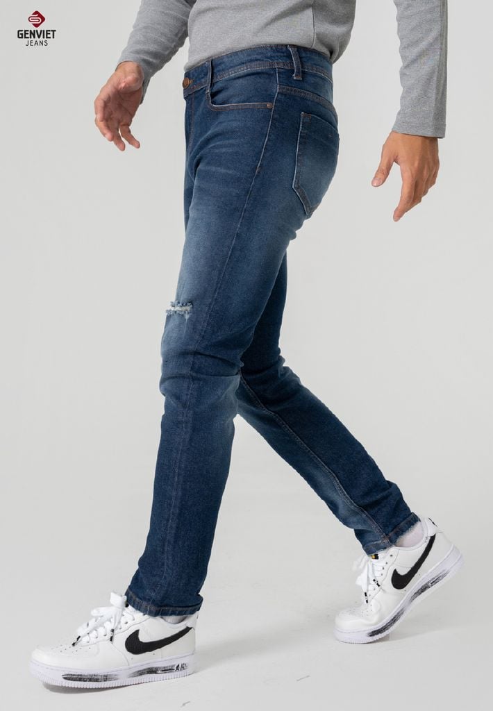 Quần Jeans Nam Ống Col Vừa T1103J8375