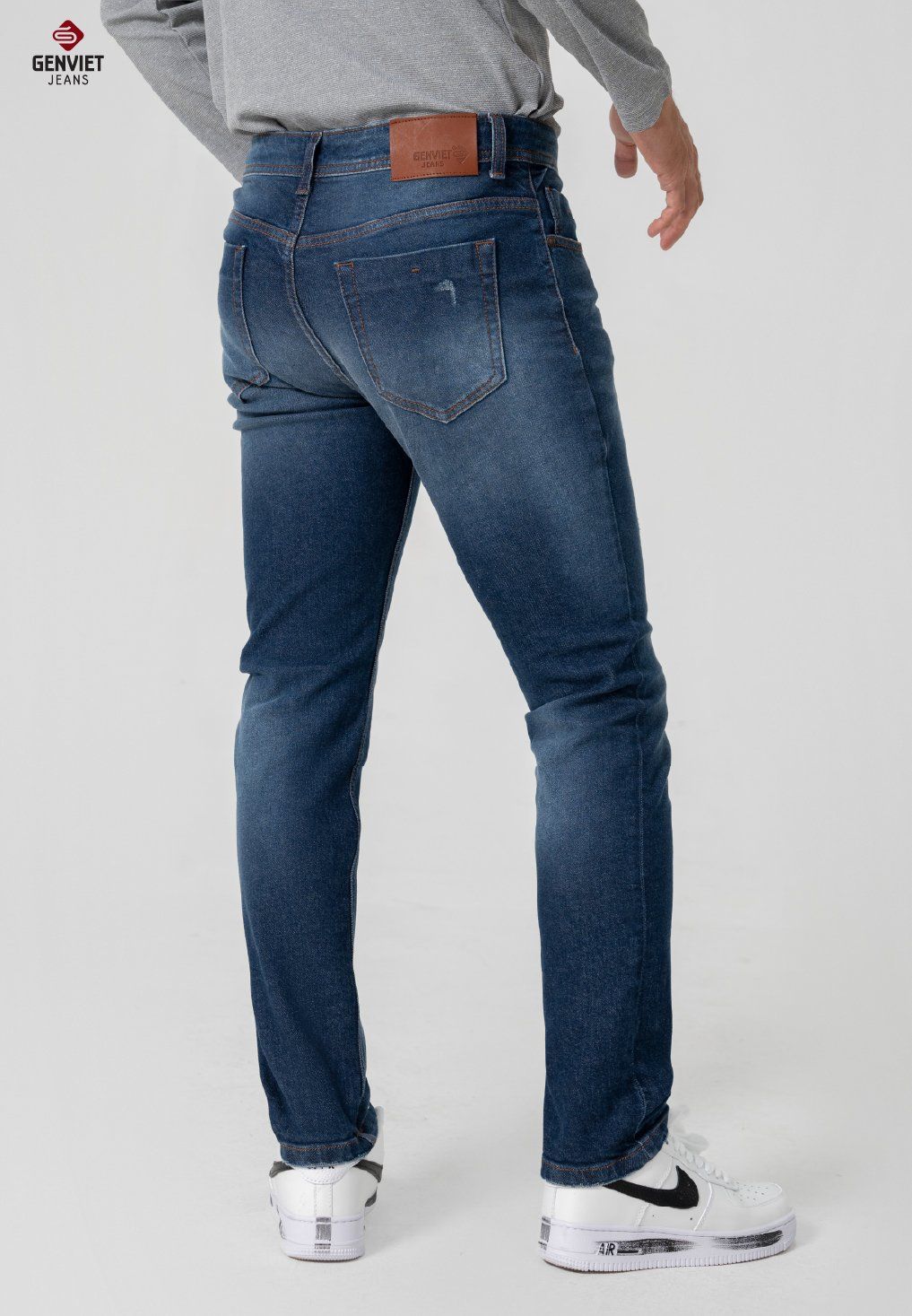  Quần Dài Nam Jeans Col Cơ Bản Trẻ Trung T1103J8375 