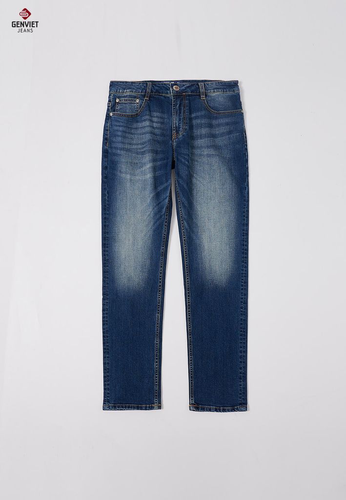 Quần Jeans Nam Ống Col Đứng T1108J8455