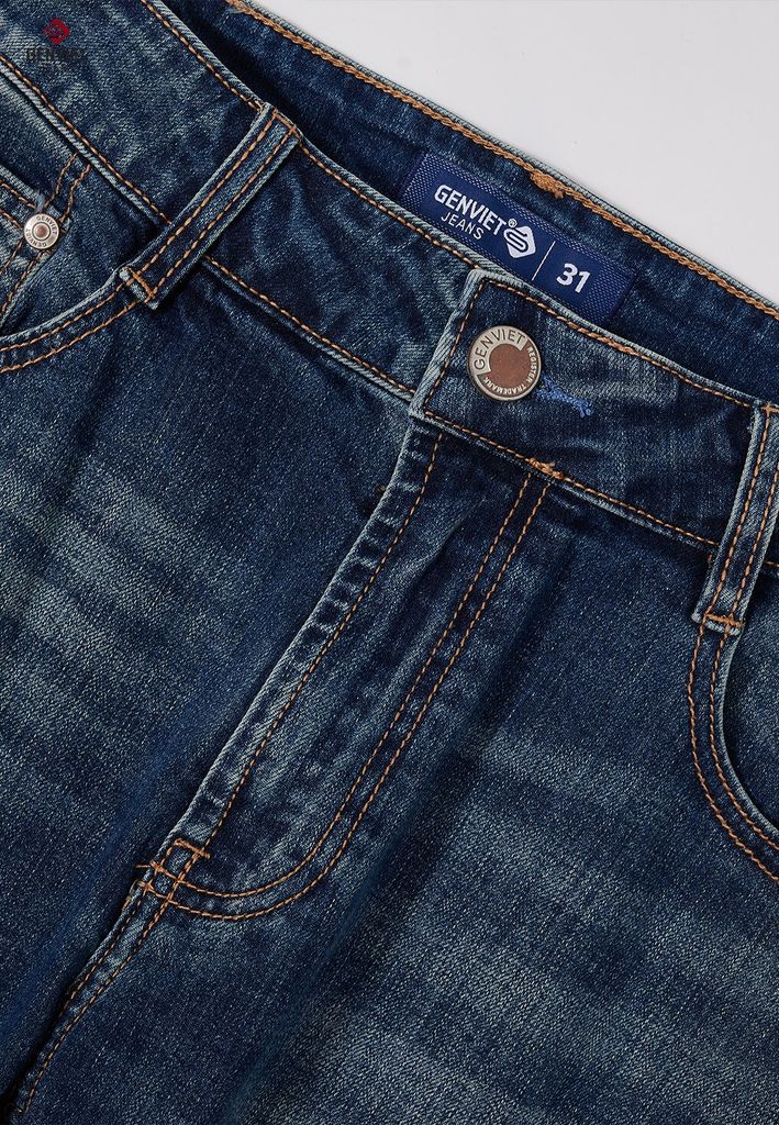 Quần Jeans Nam Ống Col Đứng T1108J8455
