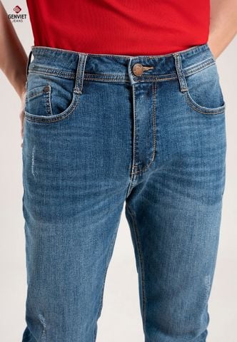 Quần Jeans Nam Ống Col Đứng T1108J8141
