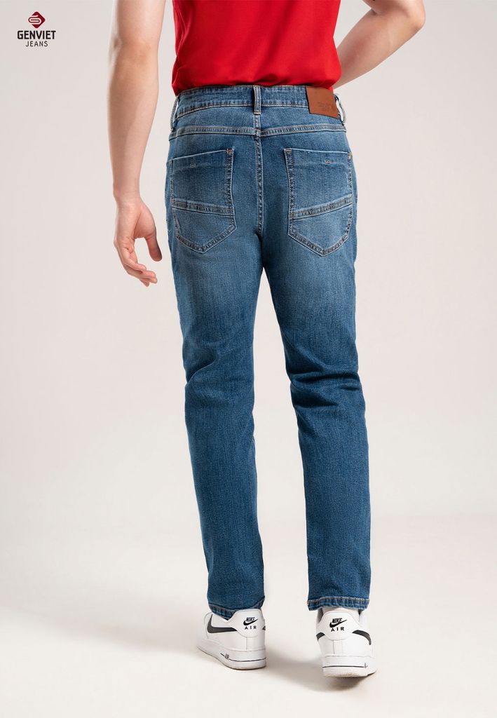 Quần Jeans Nam Ống Col Đứng T1108J8141