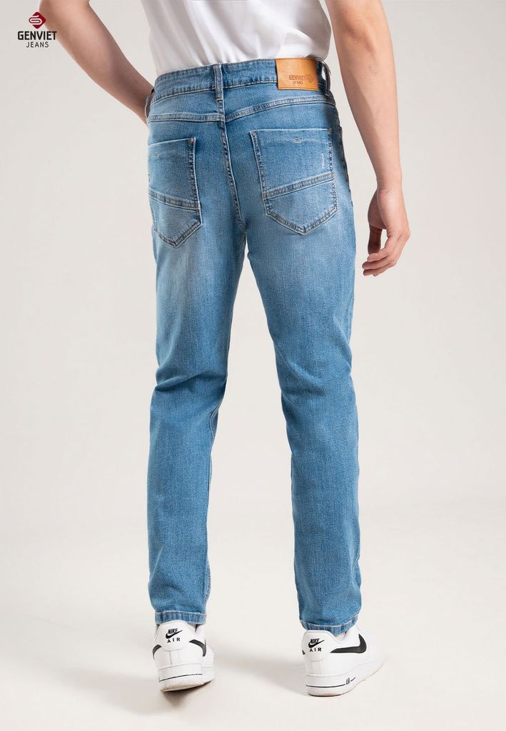 Quần Jeans Nam Ống Col Đứng T1108J8141
