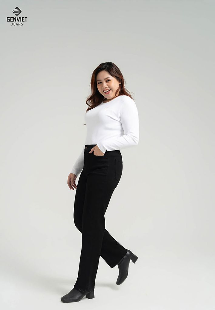 Quần Jeans Nữ Ống Đứng DQ109J8111