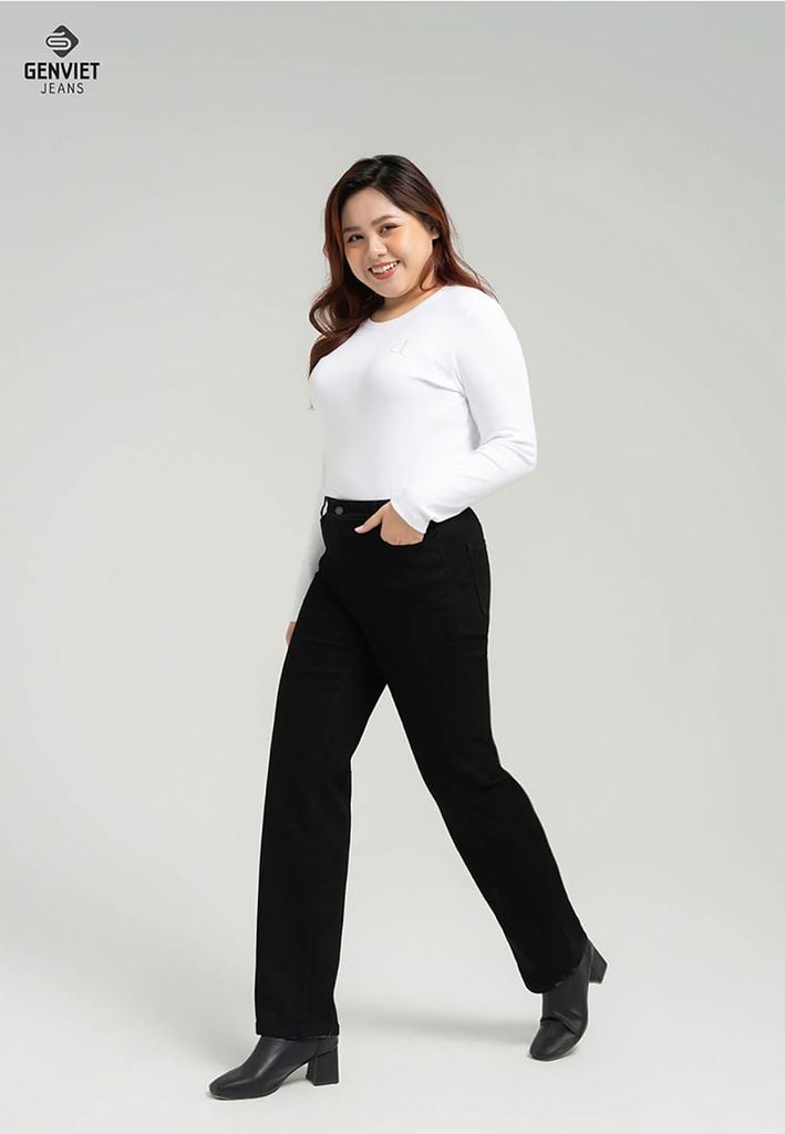 Quần Jeans Nữ Ống Đứng DQ109J8111