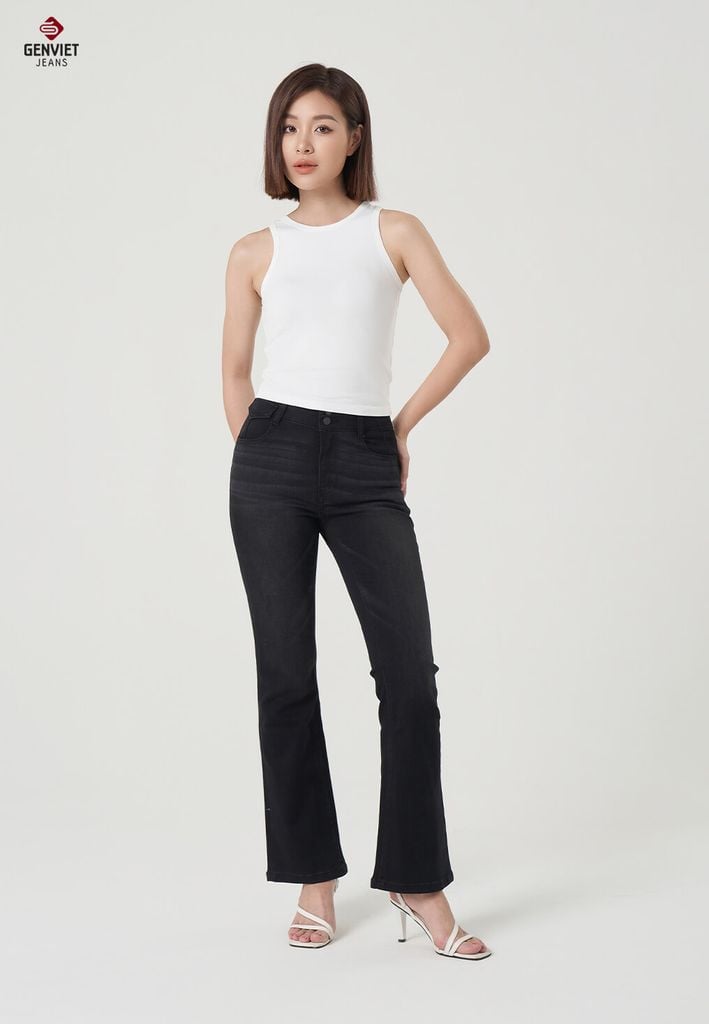 Quần Jeans Nữ Ống Vảy TQ110J8532