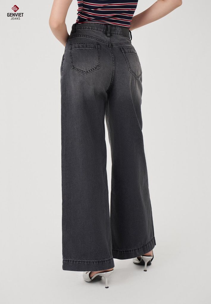Quần Jeans Nữ Ống Suông XQ124J8530