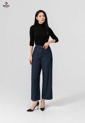 Quần Jeans Nữ Ống Suông TQ124J8163