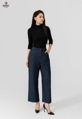 Quần Jeans Nữ Ống Suông TQ124J8163
