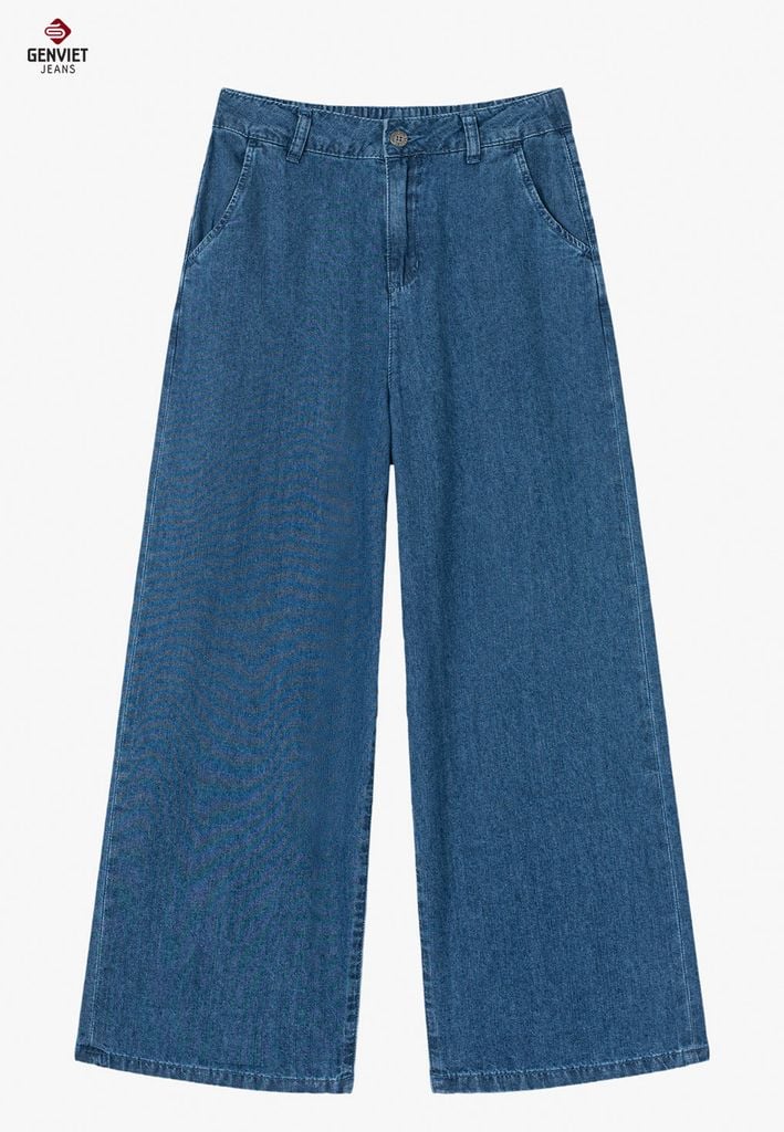 Quần Jeans Nữ Ống Suông TQ124J8163