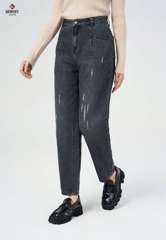 Quần Jeans Nữ Dáng Baggy TQ104J8410