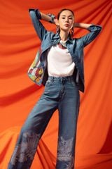 Quần Jeans Nữ Ống Suông XQ124J8605