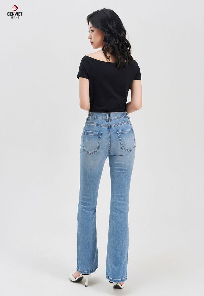 Quần Jeans Nữ Ống Vảy TQ110J8153
