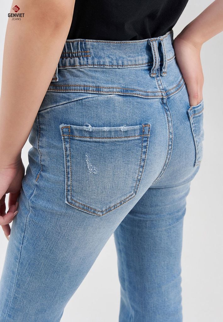 Quần Jeans Nữ Ống Vảy TQ110J8153