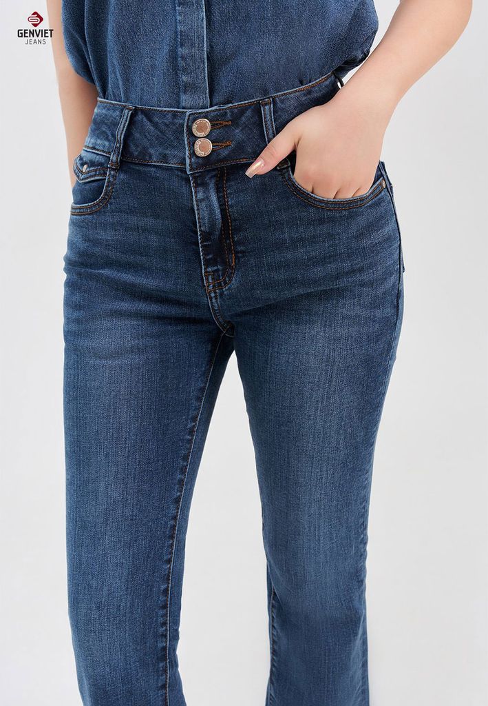 Quần Jeans Nữ Ống Vảy TQ110J8161