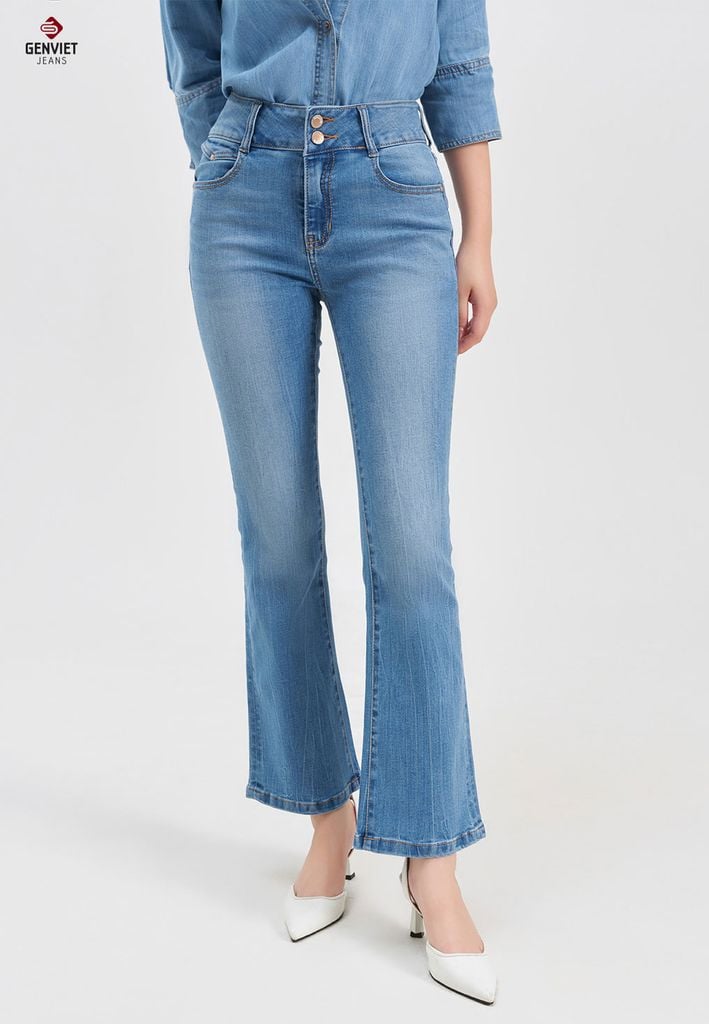 Quần Jeans Nữ Ống Vảy TQ110J8161