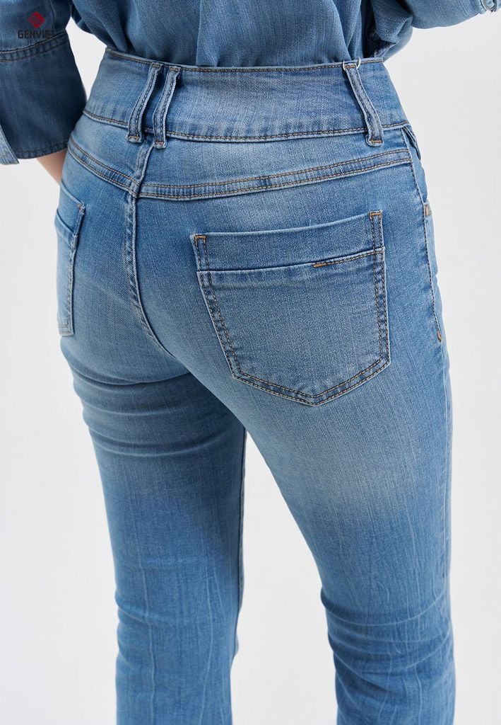 Quần Jeans Nữ Ống Vảy TQ110J8161