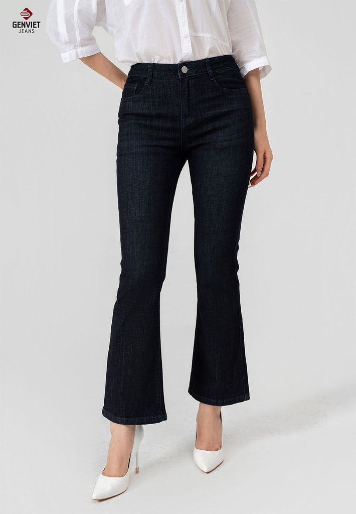 Quần Jeans Nữ Ống Vảy TQ110J8490