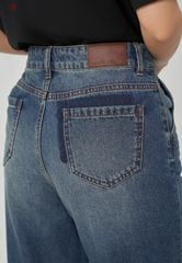 Quần Jeans Nữ Suông Vừa