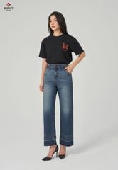 Quần Jeans Nữ Suông Vừa
