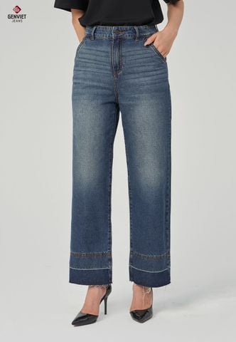 Quần Jeans Nữ Suông Vừa TQ123J8691