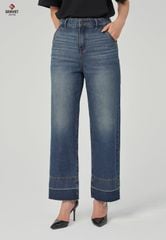 Quần Jeans Nữ Suông Vừa