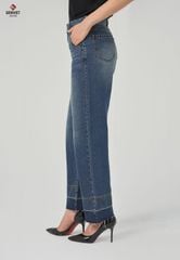 Quần Jeans Nữ Suông Vừa