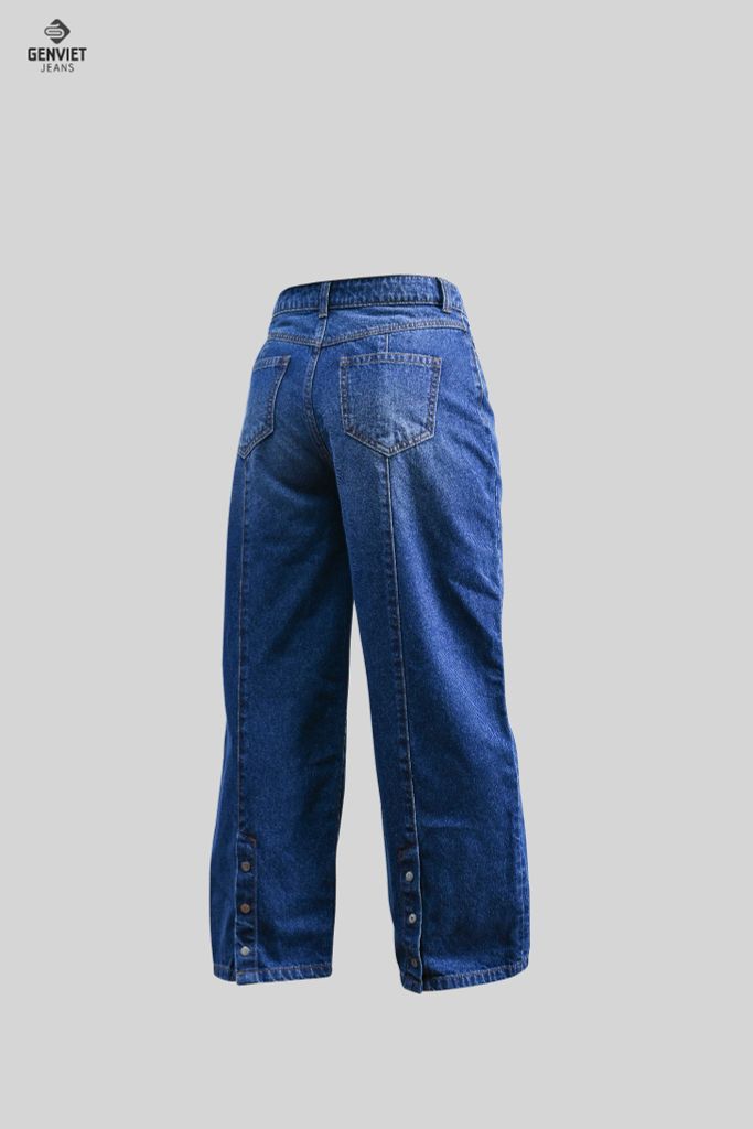 Quần Dài Nữ Jeans Suông TQ124J8156