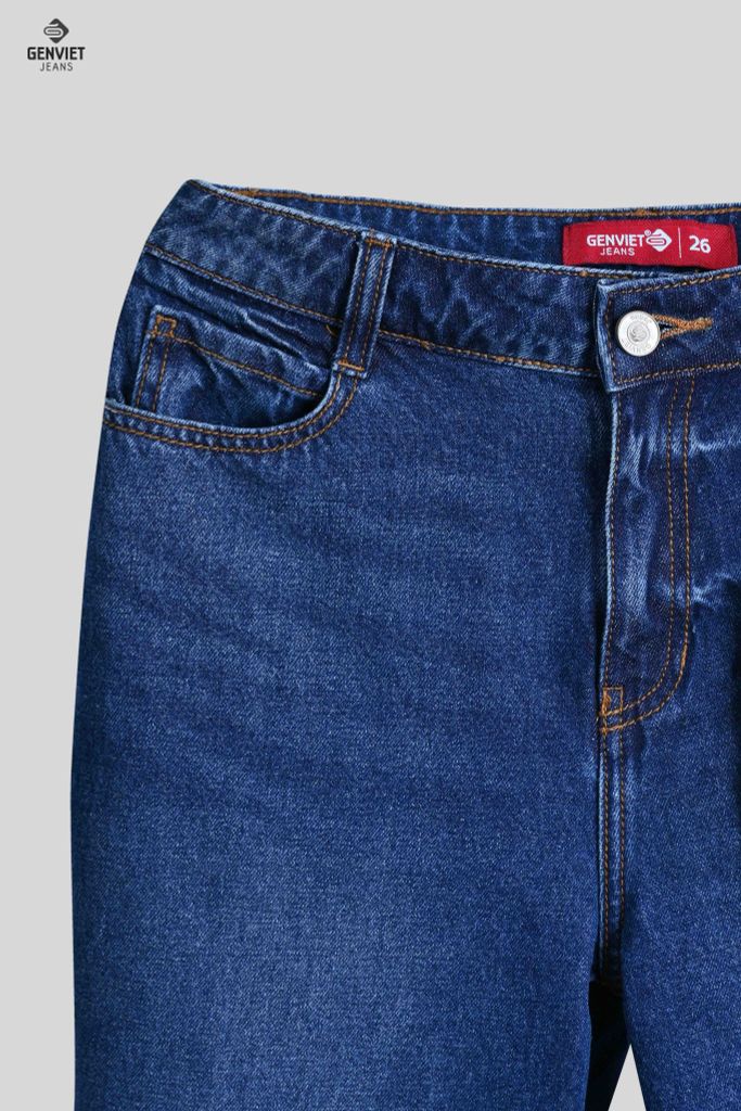 Quần Dài Nữ Jeans Suông TQ124J8156