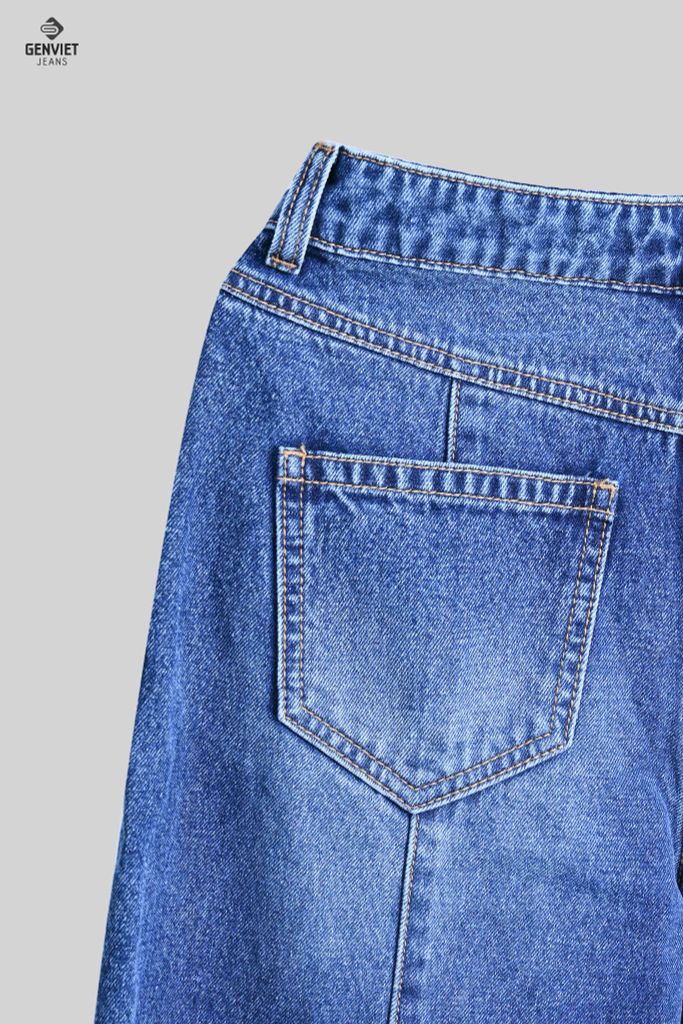 Quần Dài Nữ Jeans Suông TQ124J8156